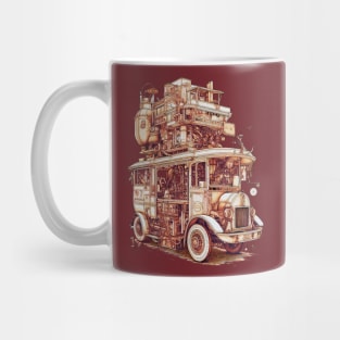 Dieselpunk Ice Cream Truck Mug